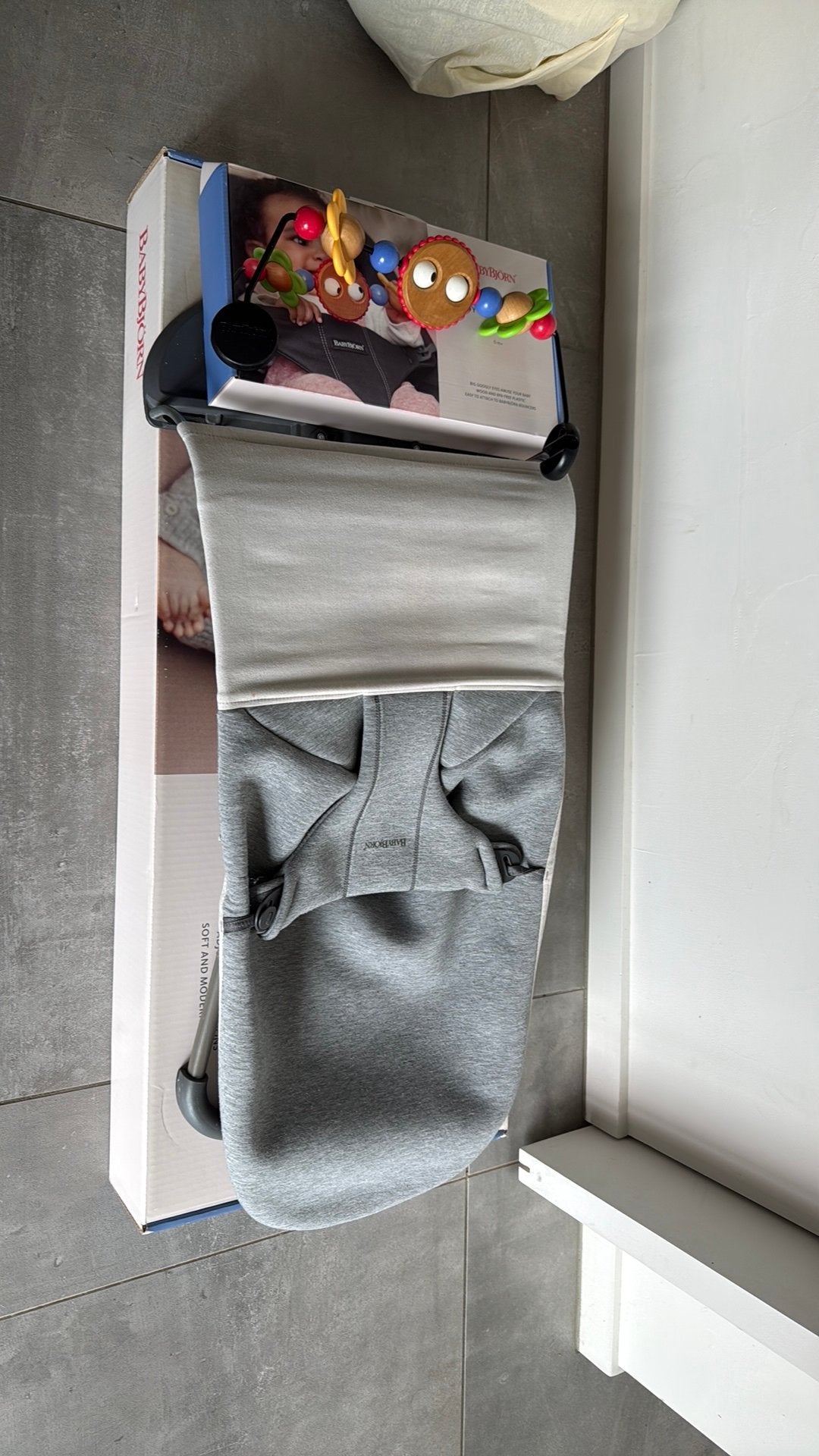 Transat BabyBjorn aux grands yeux écarquillés, Enlèvement, Comme neuf, Chaise rebondissante