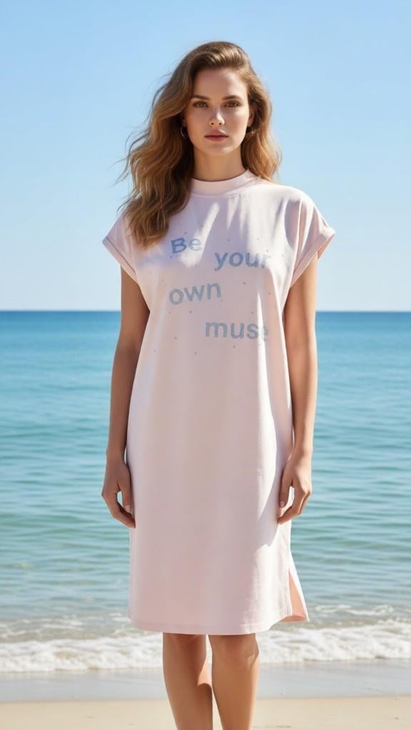 Dameskleed Be your own muse, Kleding | Dames, Jurken, Nieuw, Ophalen of Verzenden, Knielengte, Roze