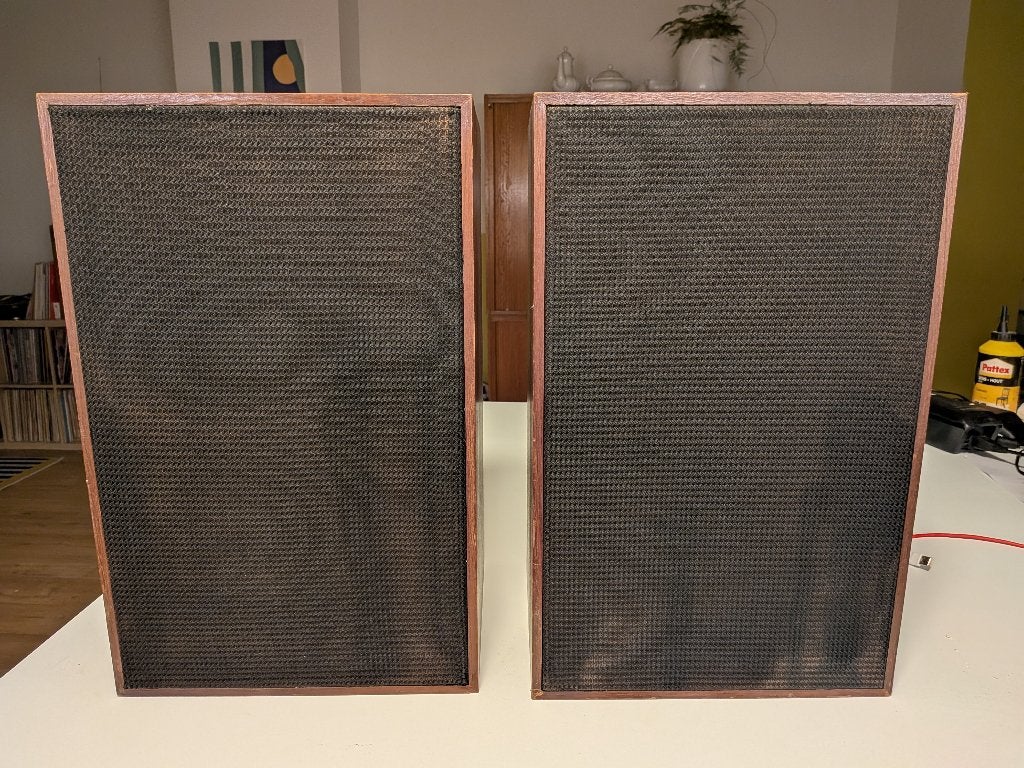 Haut-parleurs 3 voies Audio Professional AP40 Vintage, Moins de 60 watts, Enlèvement, Utilisé, Enceinte d'étagère