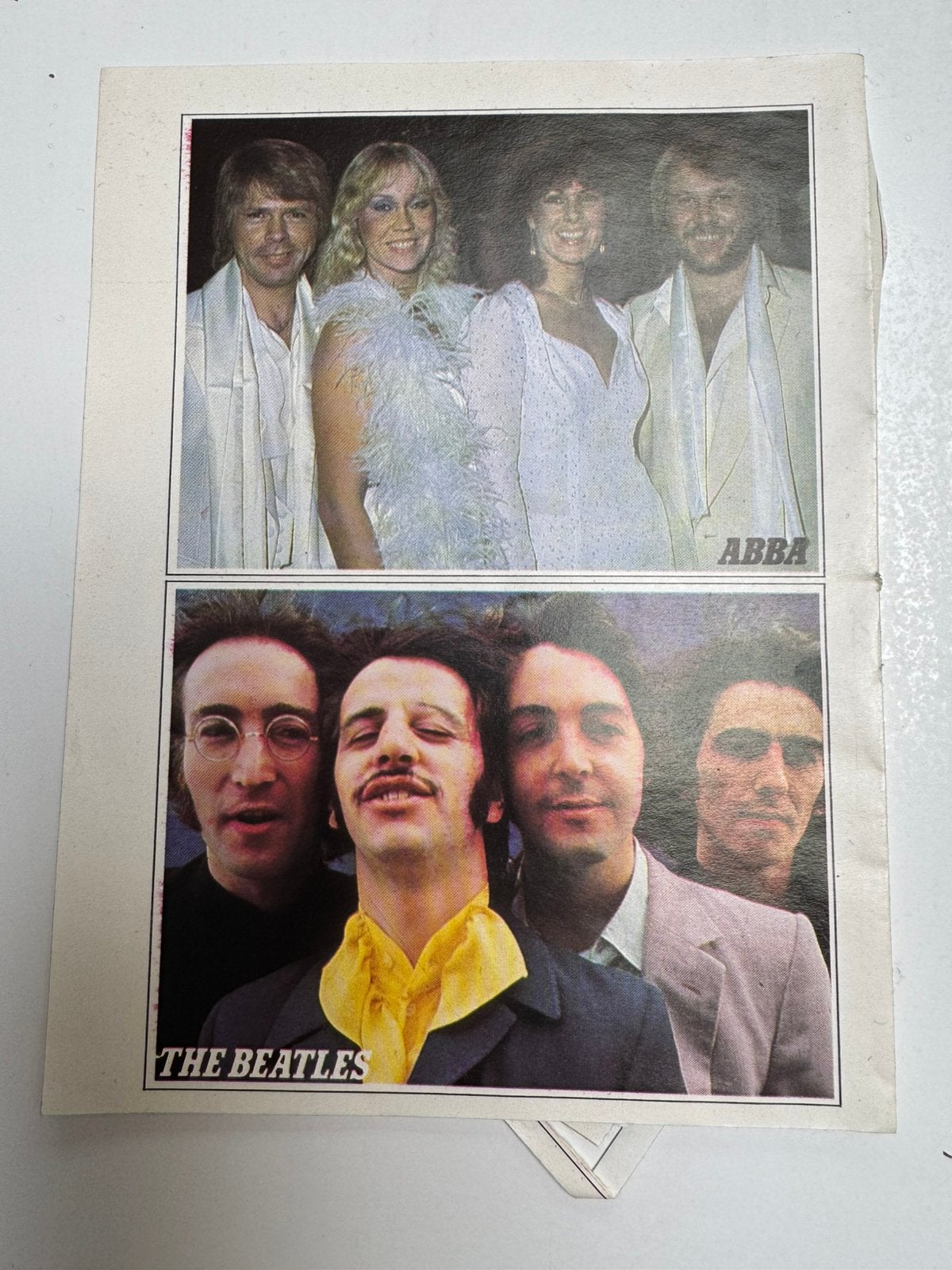 Vintage stickervel the Beatles en ABBA - joepie uitgave, Ophalen of Verzenden, Nieuw