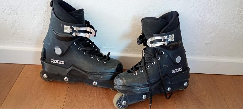 Inline stuntskates met grindplaat roces 42, Ophalen, Roces