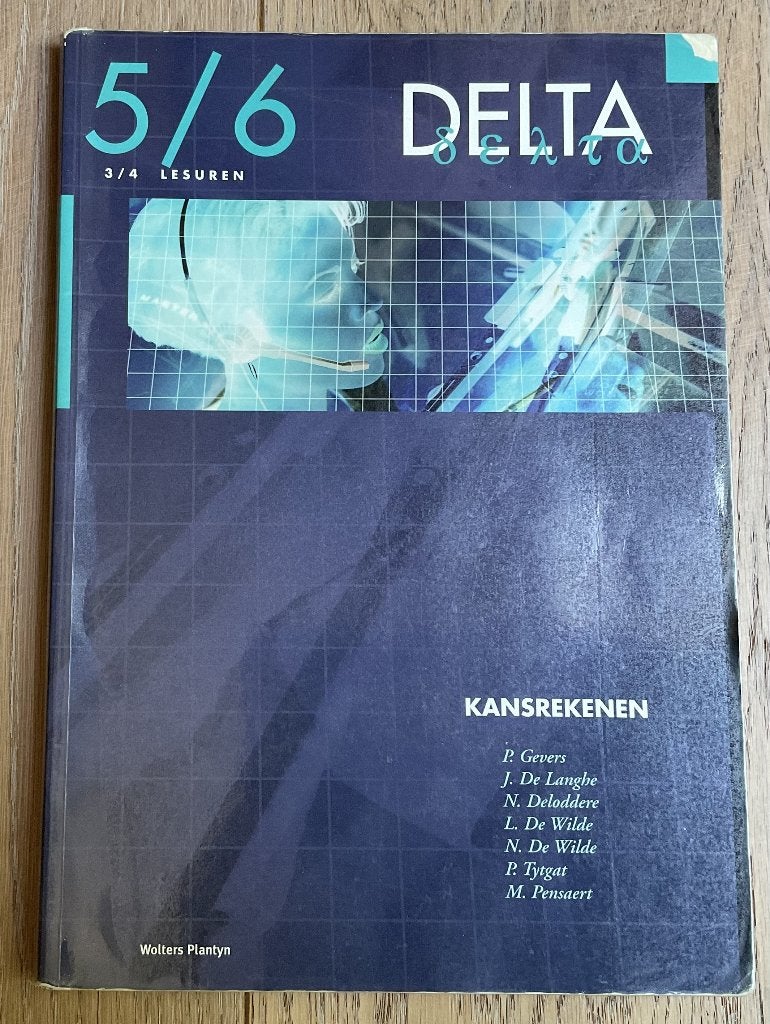 Delta 5/6 Kansrekenen (3/4u) (incl. cd-rom), Boeken, Ophalen of Verzenden, Zo goed als nieuw