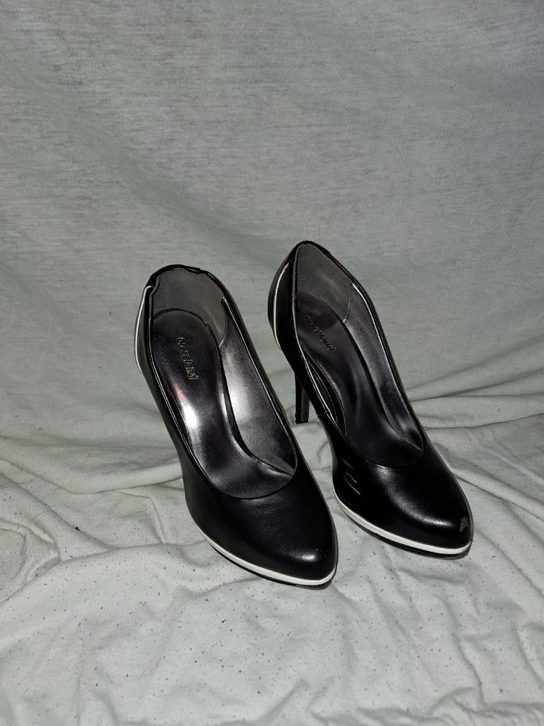 Zwarte "vintage" hakken - Graceland maat 36, Enlèvement ou Envoi, Chaussures à haut talons, Graceland, Porté
