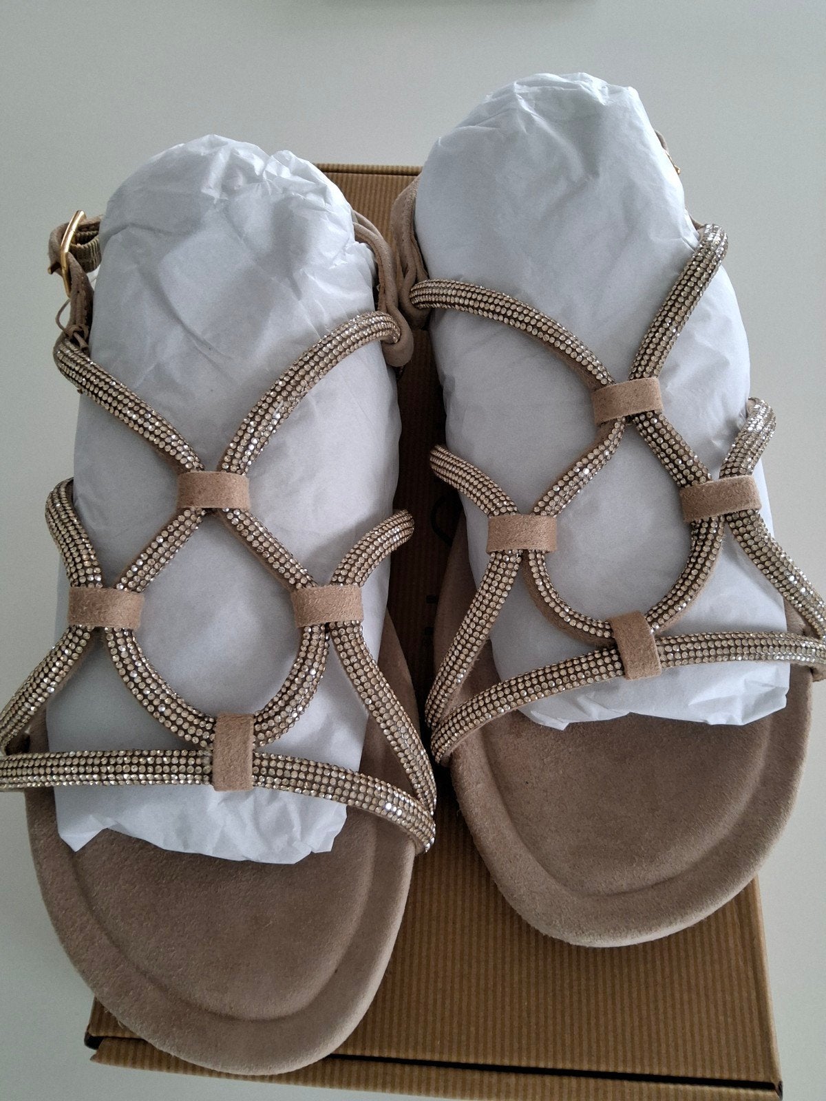 Sandales Unisa 38 beiges, Neuf, Enlèvement ou Envoi, Beige, Unisa