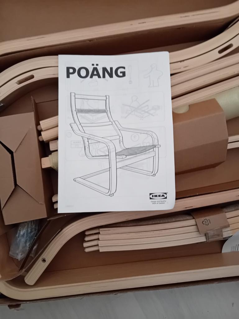 Fauteuil ikea poang, Ophalen