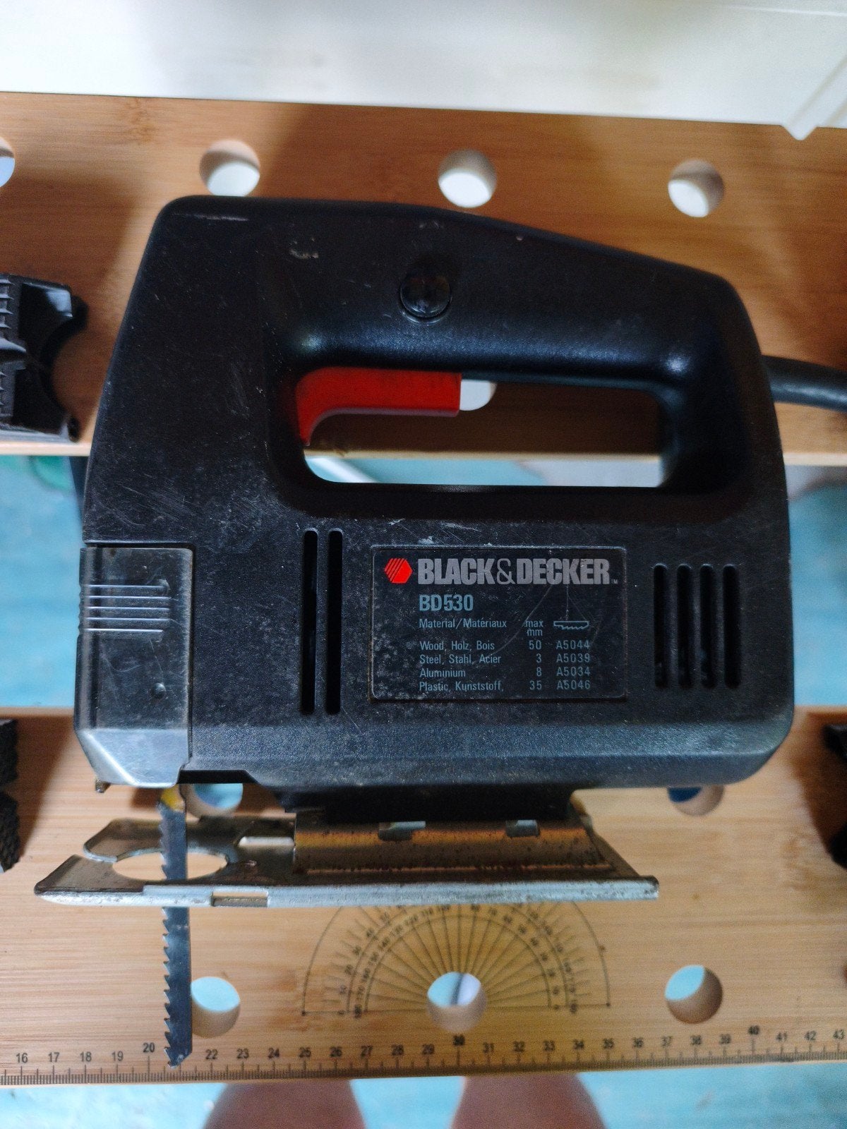 Decoupeerzaag Black&Decker, Doe-het-zelf en Bouw, Ophalen, Gebruikt, Decoupeerzaag, Black & Decker