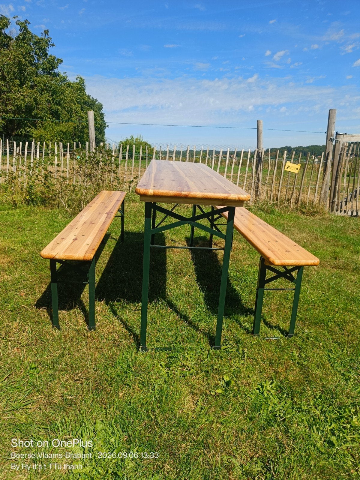 Table et bancs extérieur, Jardin & Terrasse, Enlèvement