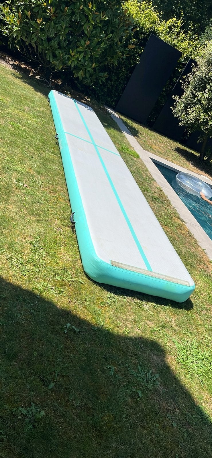 Airtrack FBsport, Sports & Fitness, Gymnastique, Enlèvement, Utilisé, Vert, Matériel