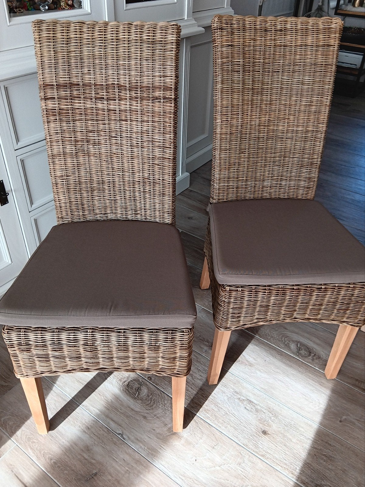 Chaises en rotin de haute qualité, Maison & Meubles, Enlèvement, Cinq, Six Chaises ou plus