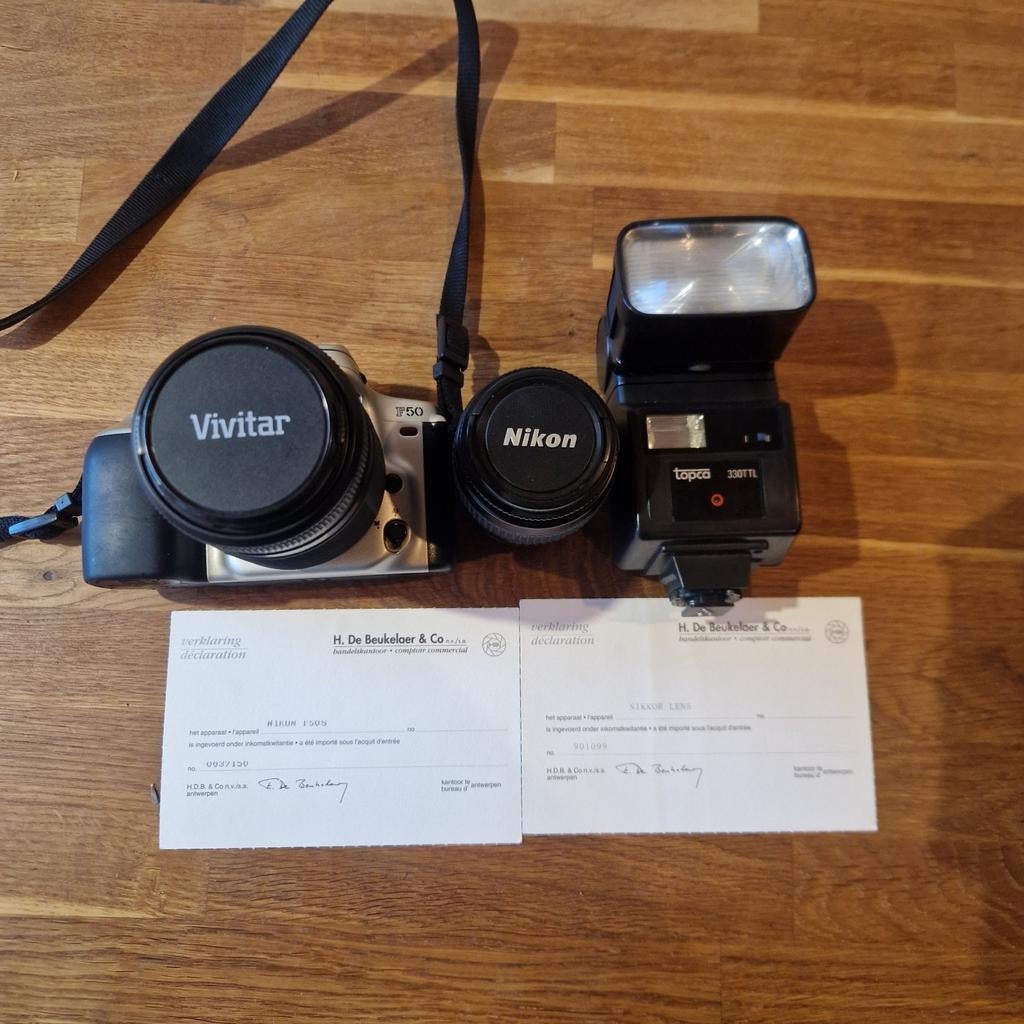 Nikon f50, Audio, Tv en Foto, Ophalen, Nikon