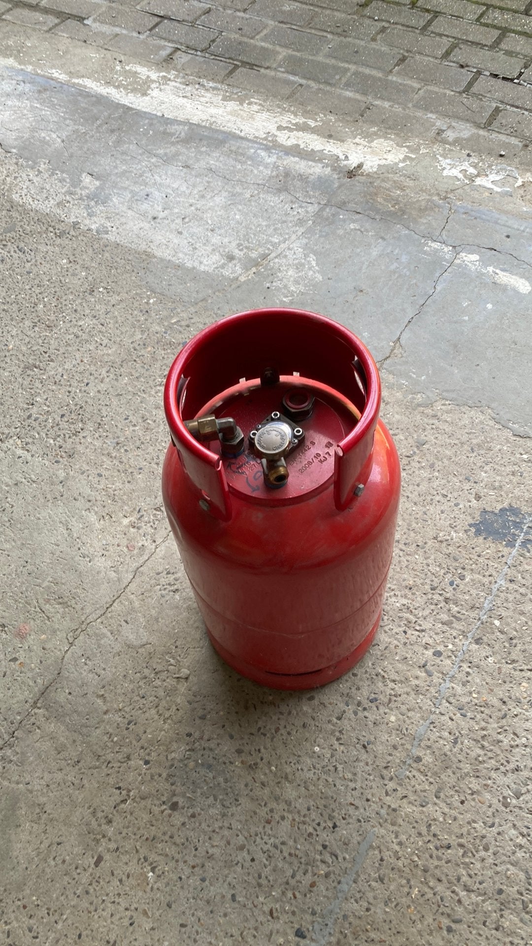 Lpg gasfles, Caravans en Kamperen, Ophalen, Zo goed als nieuw