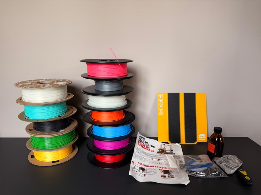 Imprimante 3D Wanhao D12 + 12 bobines filament PLA, Computers en Software, 3D Printers, Gebruikt, Filament, Ophalen