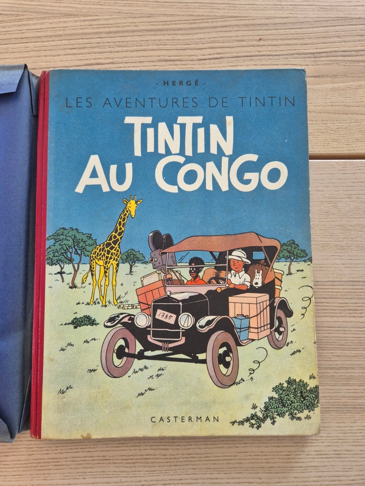 TINTIN AU CONGO – Édition Originale Couleurs 1946 – Rare Var, Enlèvement ou Envoi, Une BD, Utilisé, Hergé