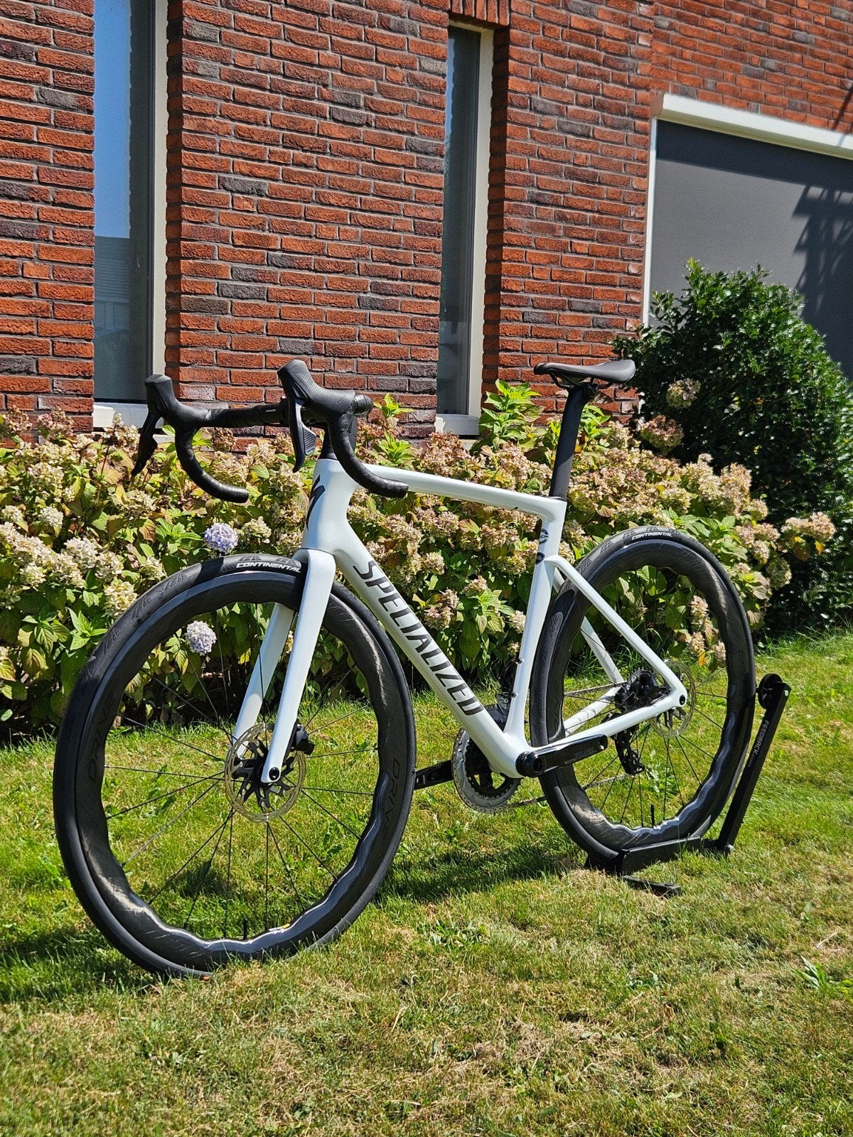 Specialized Tarmac SL7 metallic ️ wit      ( s-works sl8 ), Fietsen en Brommers, Ophalen, 28 inch, Carbon, Heren