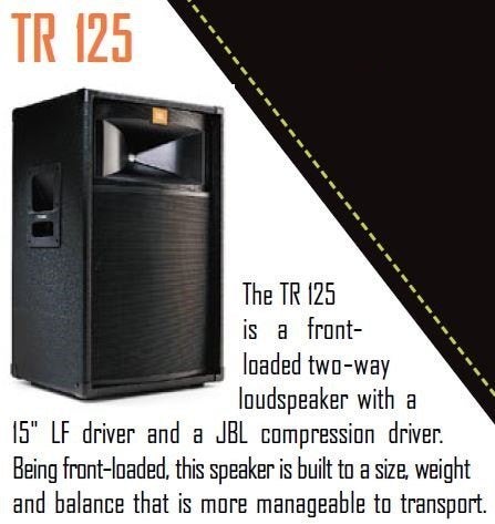 Paire de JBL Professional TR125, Enlèvement, Utilisé, JBL