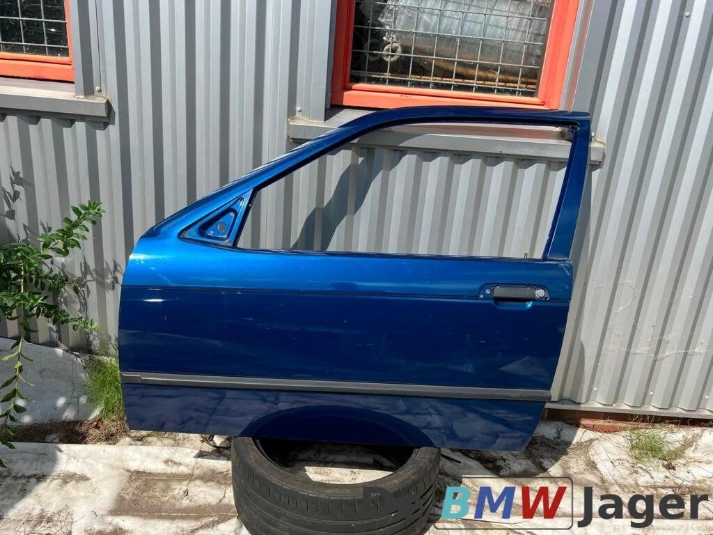 Portier linksvoor blauw BMW 3-serie Compact E36 41518233863, Gebruikt, Deur, Voor, Ophalen of Verzenden