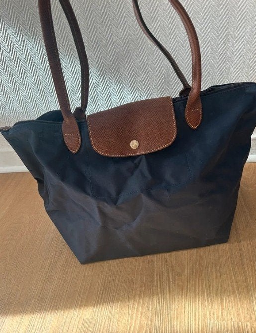 sac Longchamp grand modele, Bijoux, Sacs & Beauté, Enlèvement ou Envoi, Comme neuf, Bleu, Shopper