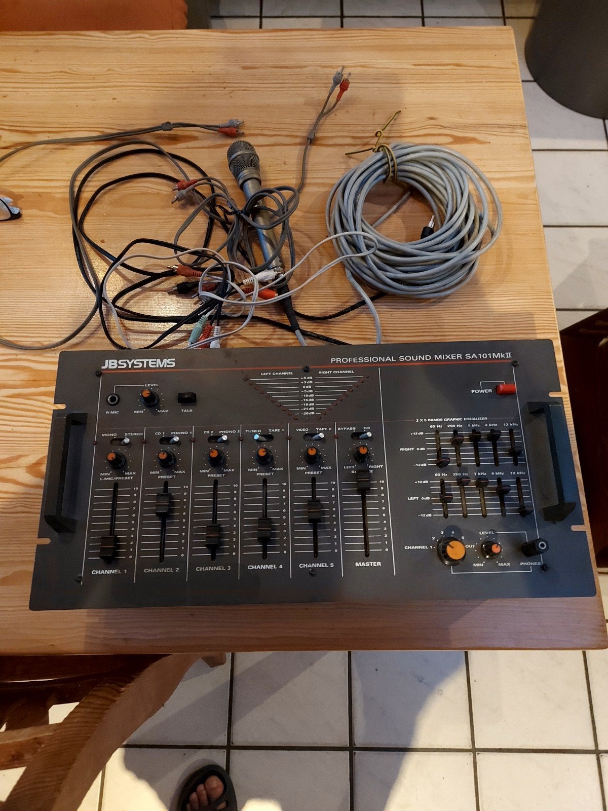 JB systems profess.soundmixer Sa101mk2, Ophalen of Verzenden