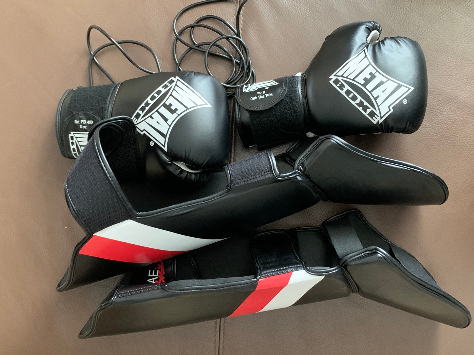 Set boxe , kick boxing, Sports & Fitness, Enlèvement ou Envoi, Comme neuf
