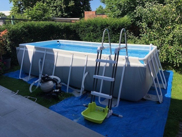 Buitenzwembad, Ophalen, Gebruikt, 200 tot 300 cm, 80 tot 120 cm