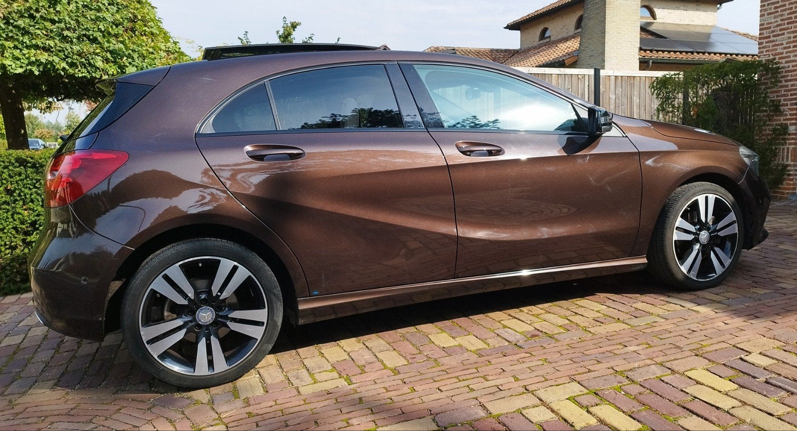 Mercedes A180 AMG line met maar 47154km, Autos, 90 kW, Classe A, Achat, Euro 6