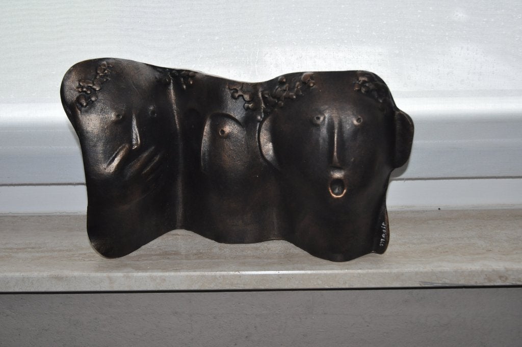 Kunstwerk "Horen , zien & zwijgen", Ophalen of Verzenden