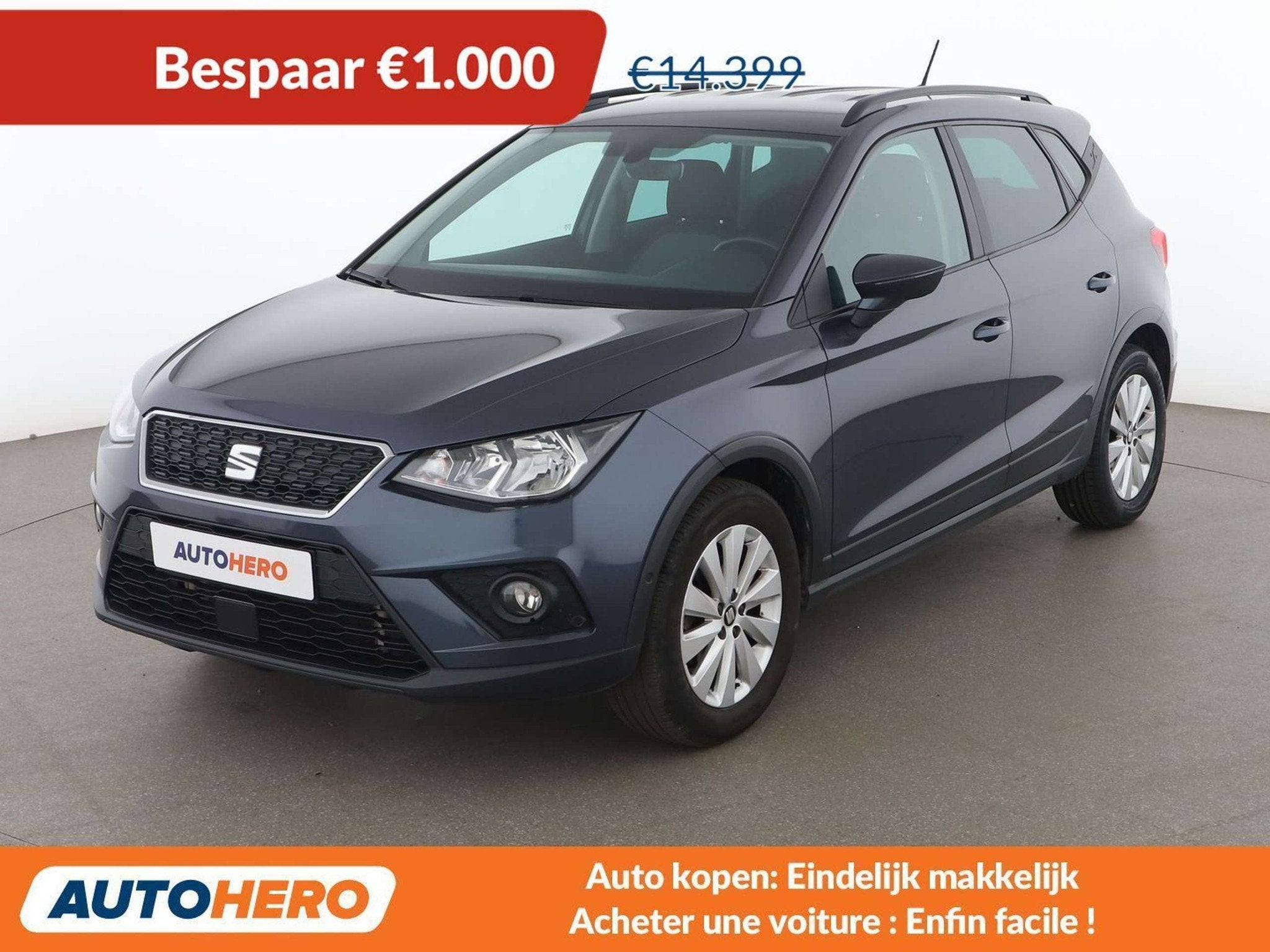 SEAT Arona 1.0 TSI Style (bj 2020, automaat), Auto's, Stof, Gebruikt, Overige brandstoffen, SUV of Terreinwagen