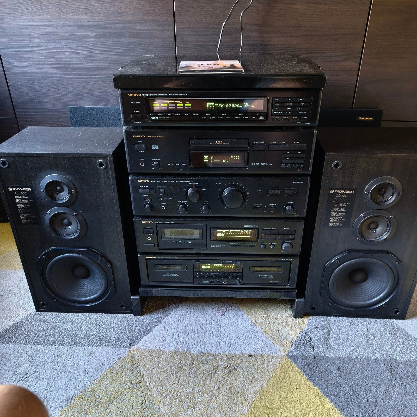 Onkyo set hifi avec Pioneer hp, Enlèvement, Pioneer