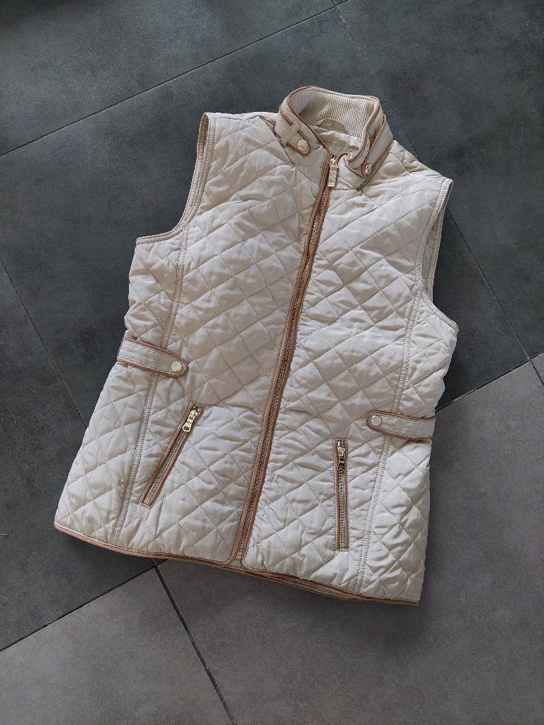 Veste matelassée sans manches Taille 38 LC Waikiki, Neuf, Taille 38/40 (M), Beige, Enlèvement