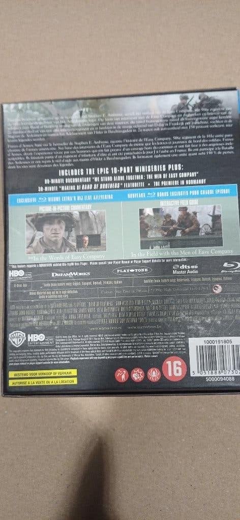 6 DVD - Band Of Brothers - WW2 - Blue Ray, Cd's en Dvd's, Ophalen of Verzenden, Engels, Complete serie, Nederlands