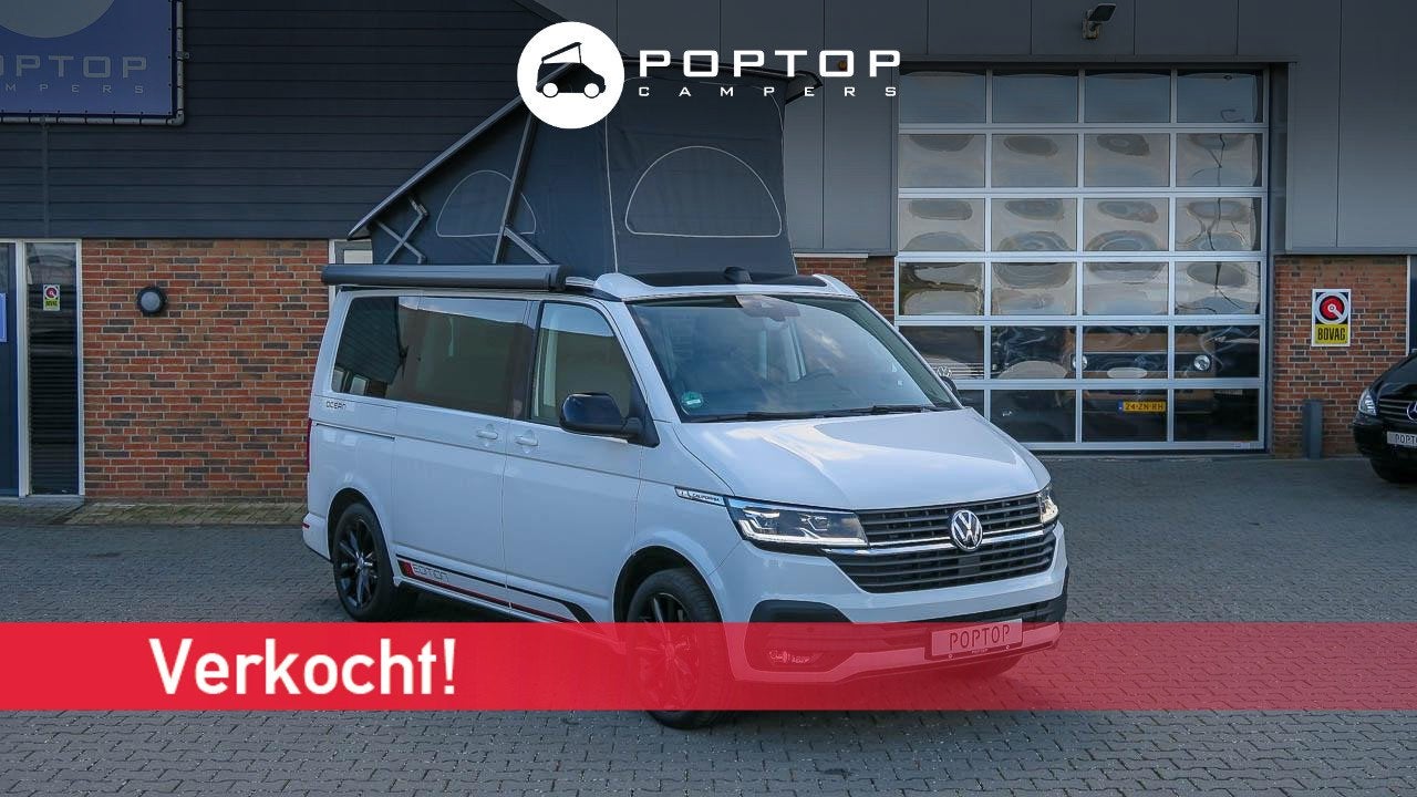 Volkswagen California 6.1 Ocean Sport Edition, Caravans en Kamperen, Mobilhomes, Automaat, Buscamper of Camperbus, Volkswagen