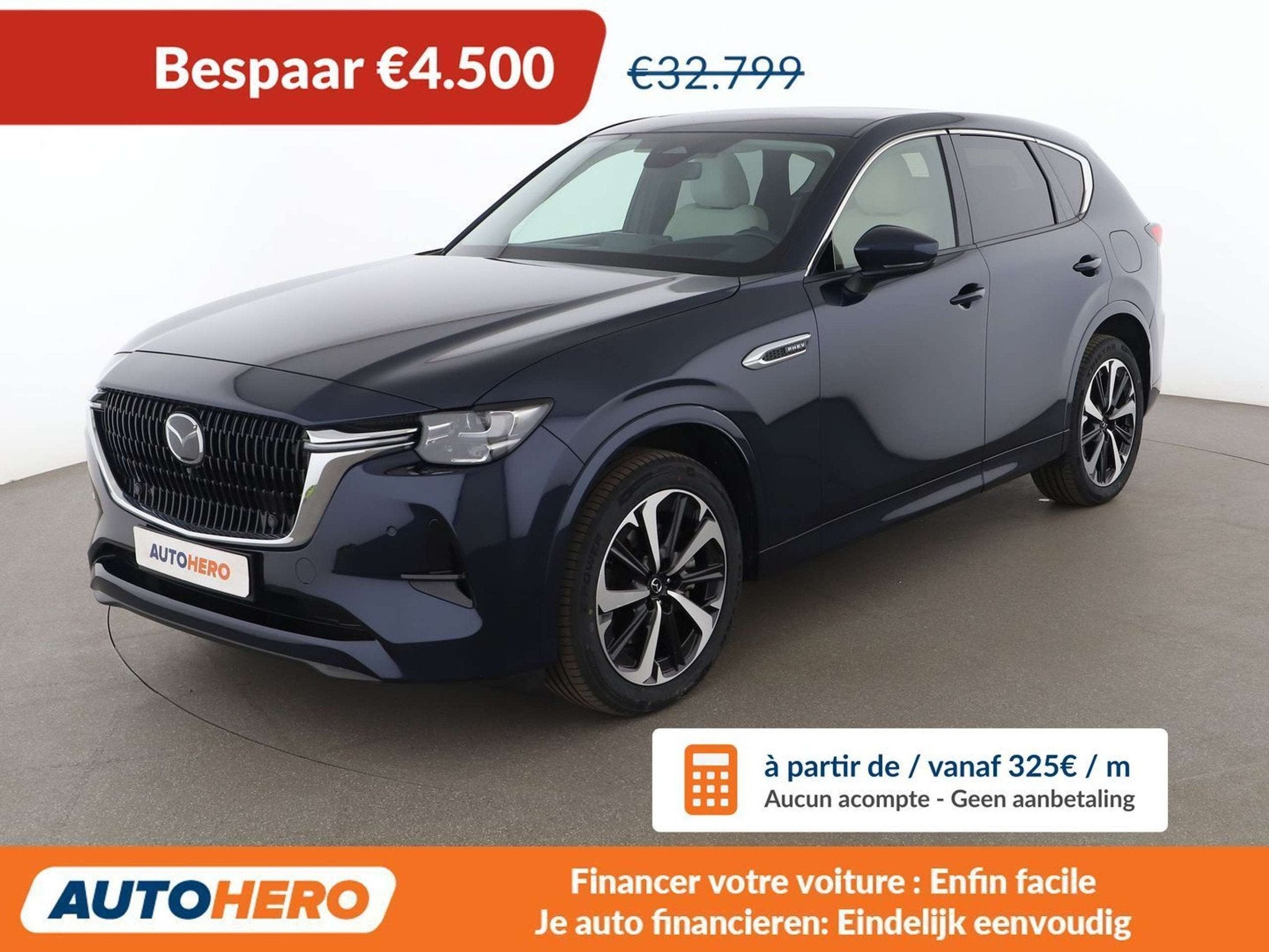 Mazda CX-60 2.5 e-Skyactiv Plug-in Hybrid Takumi AWD, Autos, Cuir, Euro 6, 48 g/km, 5 portes