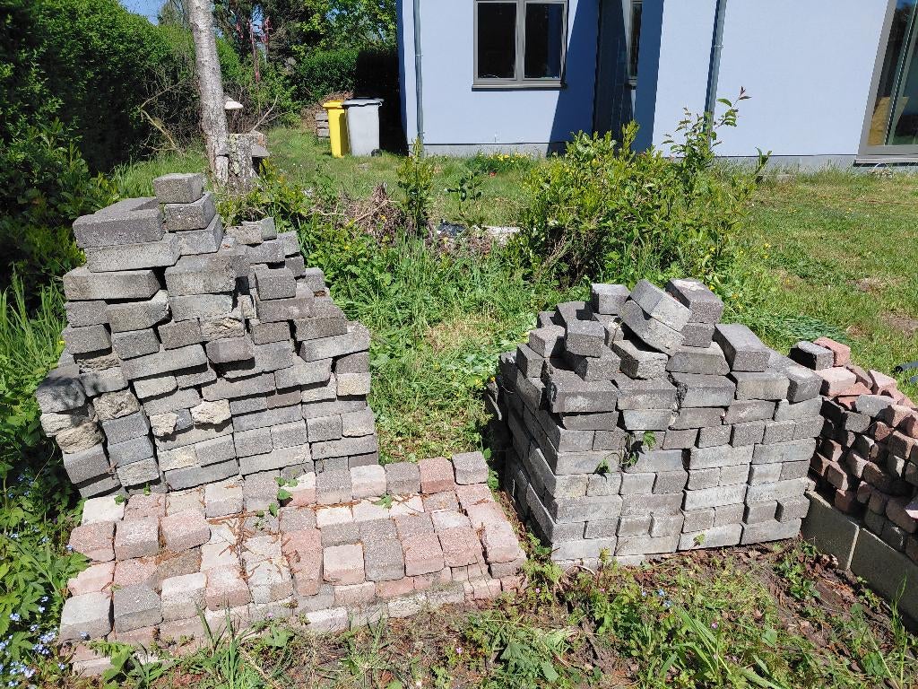 Overschot klinkers, Ophalen, Klinkers