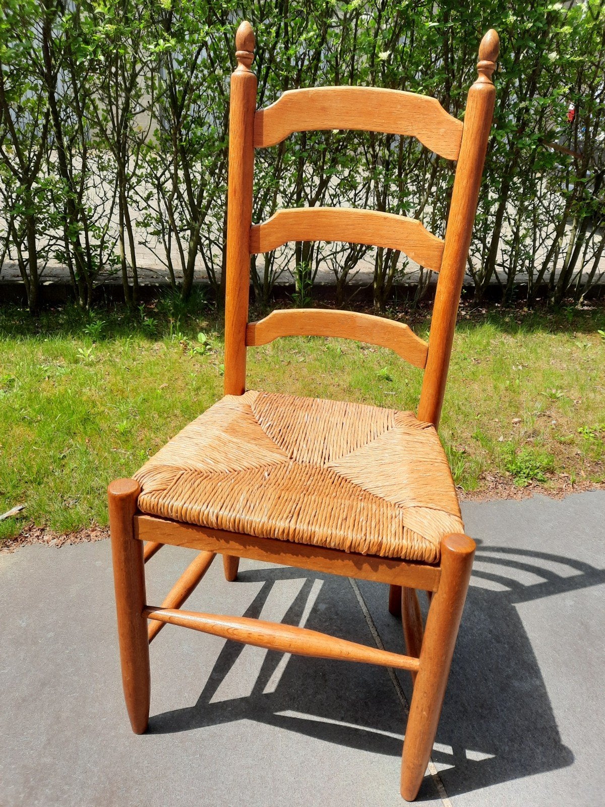 6 stoelen in oude eik, Ophalen, Bruin, Hout, Vijf, Zes of meer stoelen