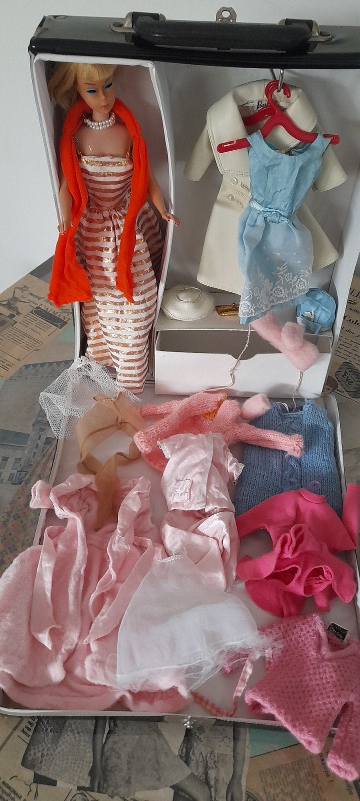 Valise Barbie vintage, barbie et vêtements, Collections, Enlèvement ou Envoi