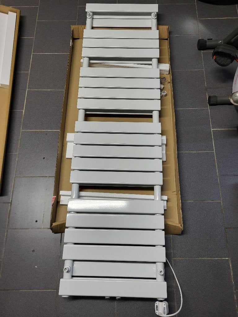 Vipera Vulcan dubbele handdoekradiator 50x183,5 cm, thermo, Doe-het-zelf en Bouw, Ophalen, Radiator, Minder dan 60 cm, Zo goed als nieuw