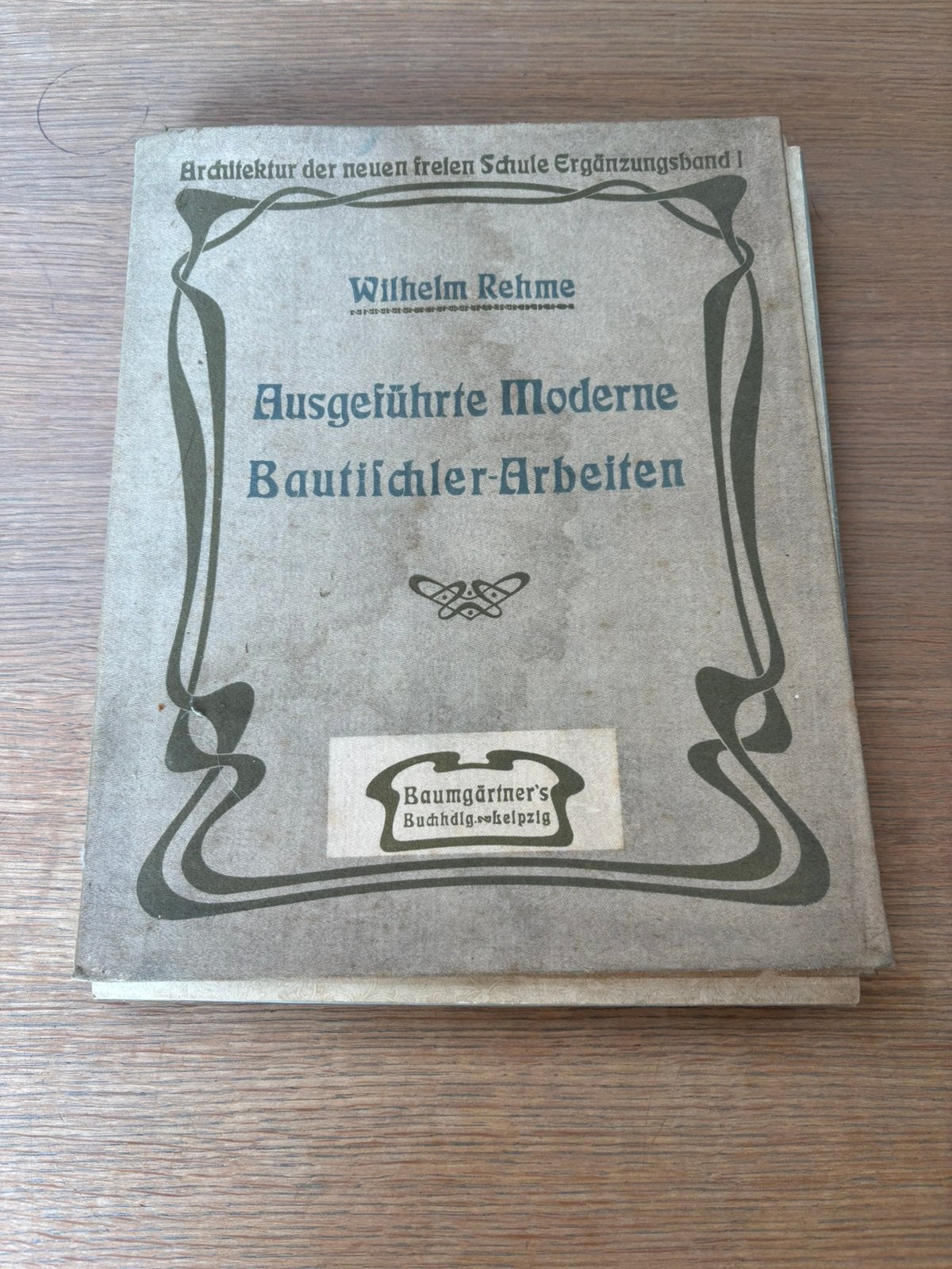 Antiek architectuurboek 1902, Antiek en Kunst, Antiek | Boeken en Manuscripten, Ophalen of Verzenden