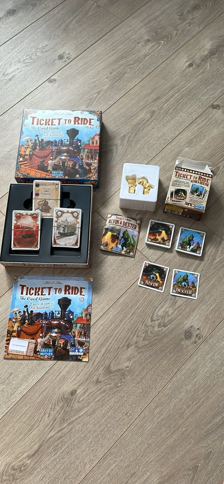 Ticket to ride: card game sealed en Alvin & dexter, Hobby en Vrije tijd, Gezelschapsspellen | Bordspellen, Ophalen, Nieuw