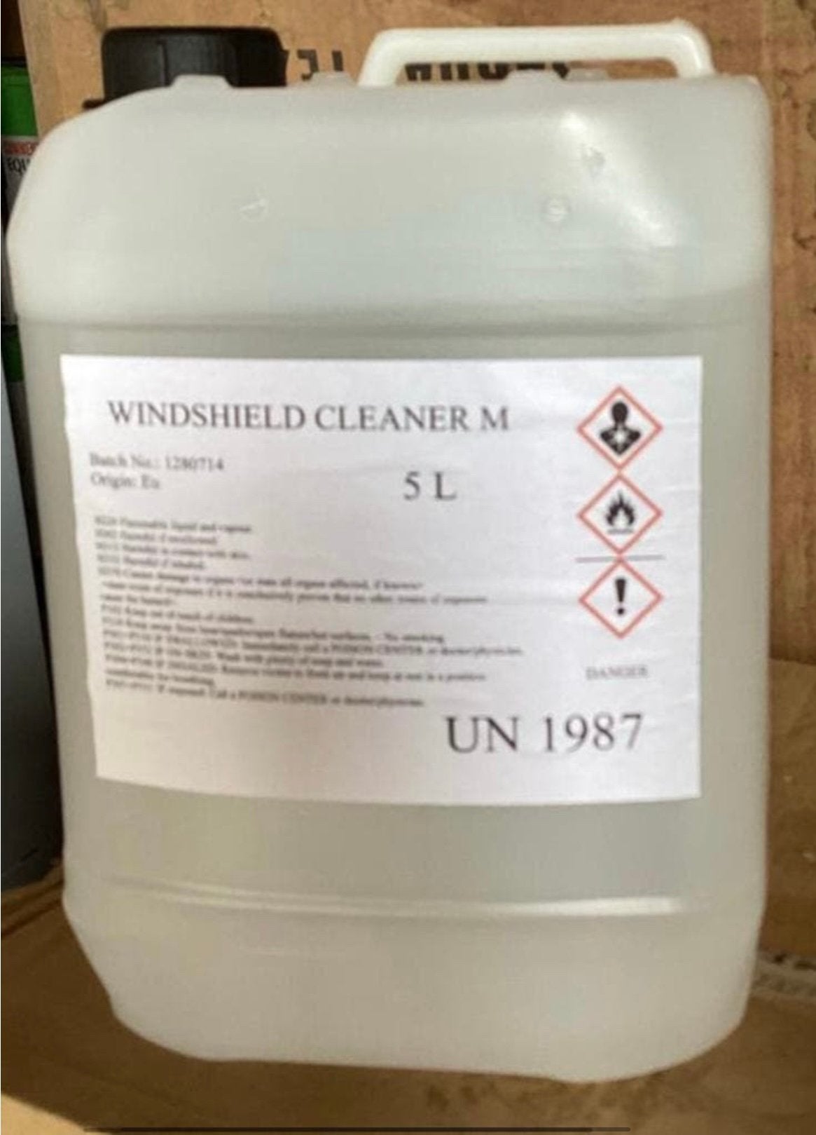 WINDSHIELDCLEANER,PROFESSIONEEL4JERRYCANS 5 LITER,PER DOOS !, Enlèvement