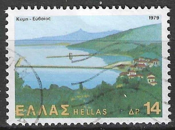 Grèce 1979 - Yvert 1375 - Paysages (ST), Envoi, Grèce, Affranchi