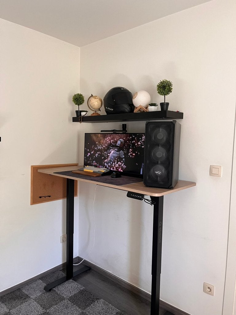 Stane elektrisch zit-sta bureau 160 x 60 cm, Huis en Inrichting, Bureaus, Ophalen, 160 cm, Hout, Nieuw