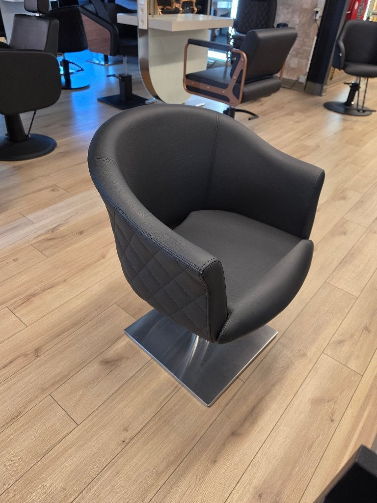 Kappersstoel Elegance Showroommodel knipstoel UITVERKOOP, Ophalen, Meerkleurig, Overige materialen, Overige stijlen