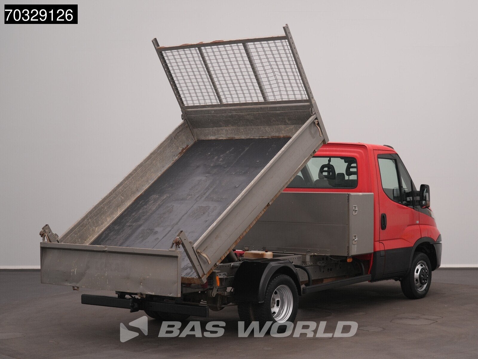 Iveco Daily 35C12 Kipper met Kist Dubbellucht 3,5t Trekhaak, Auto's, Bestelwagens en Lichte vracht, Gebruikt, Iveco, 120 pk, Leder