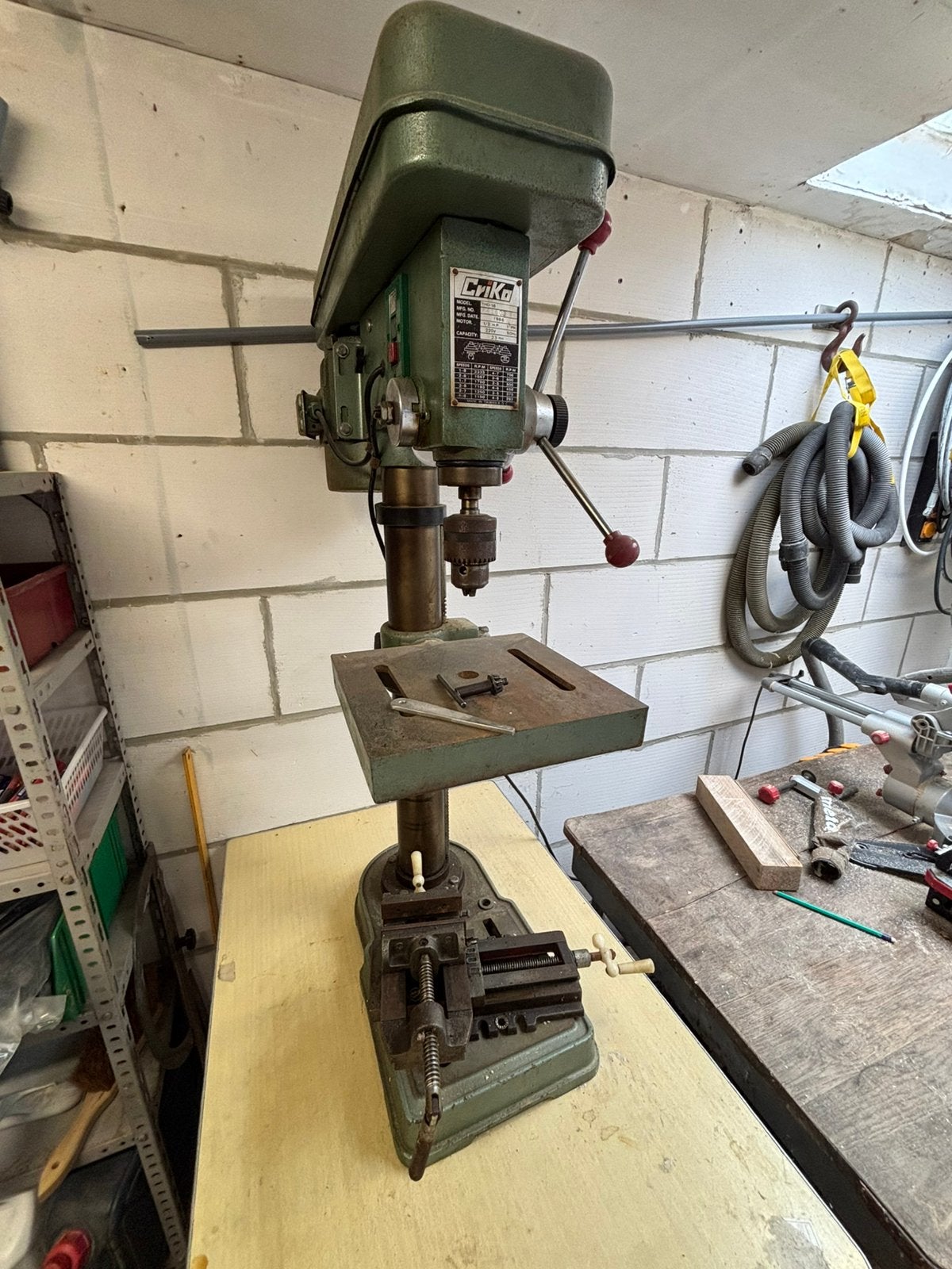 Kolomboormachine, Doe-het-zelf en Bouw, Gereedschap | Boormachines, Ophalen, Gebruikt, Kolomboormachine, Variabele snelheid