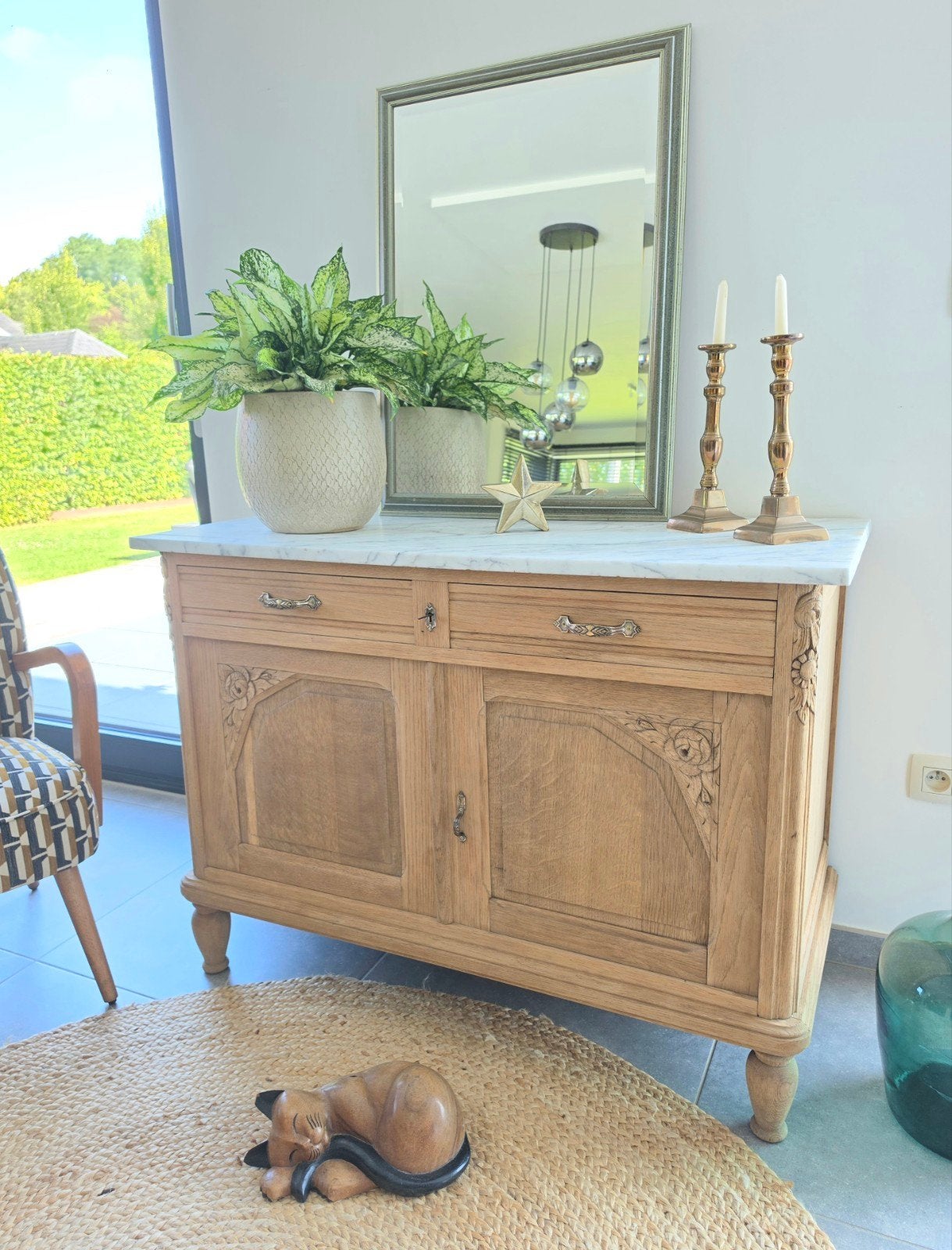 Buffet Vintage, Maison & Meubles, Enlèvement, Chêne