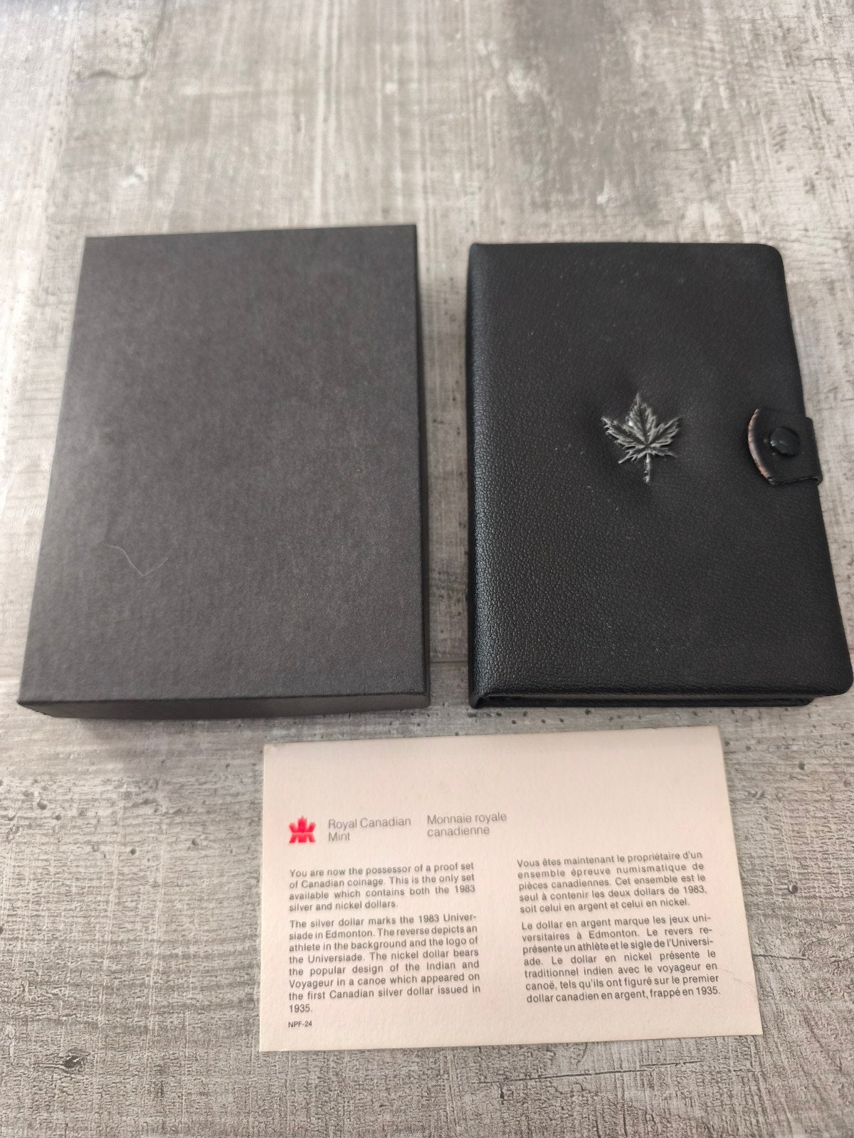 Coffret Proof Canada 1983 Dollar Argent Officiel, Enlèvement, Monnaie