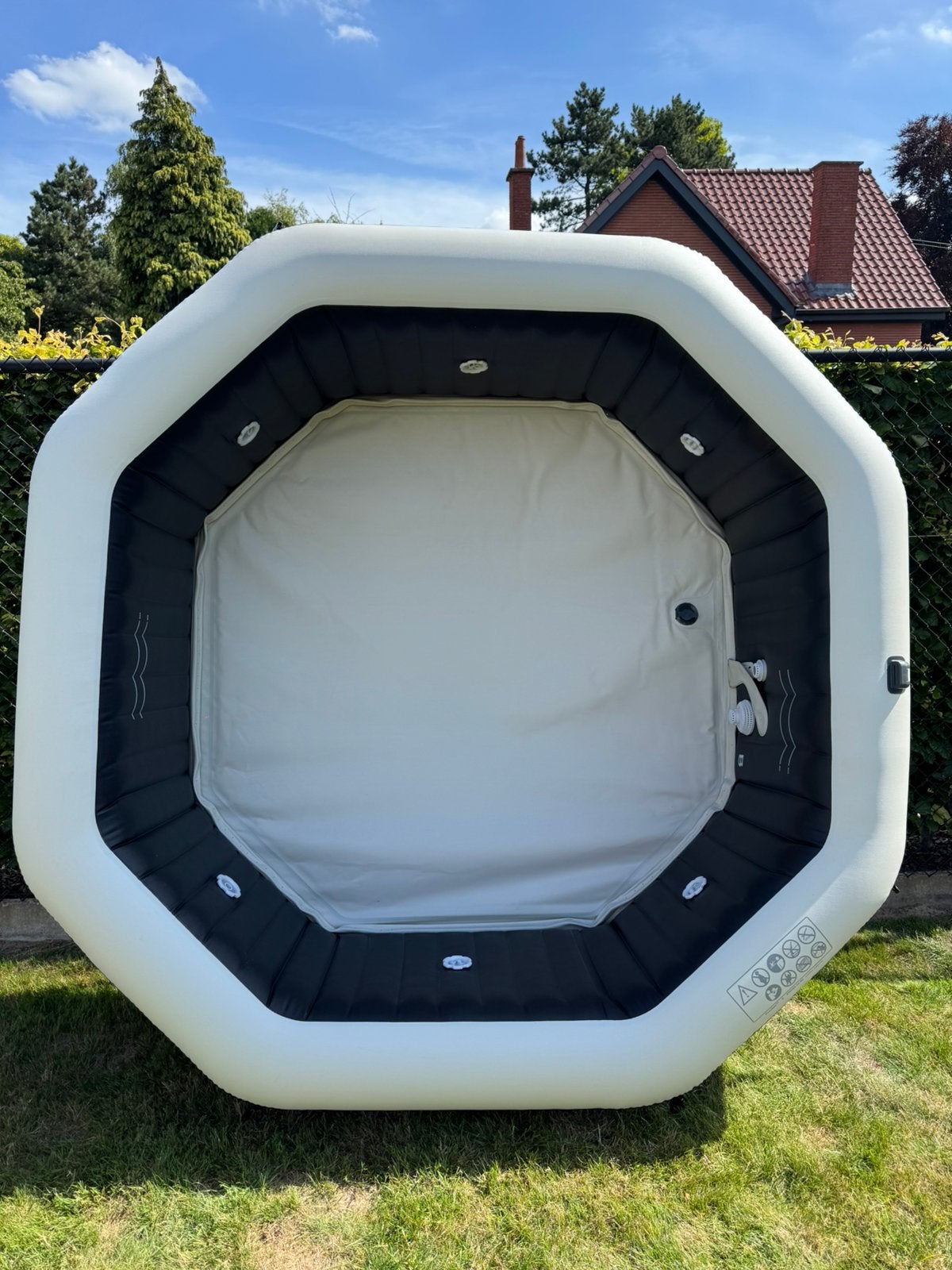 Intex Pure Spa Jet & Bubble Deluxe opblaasbare spa - 6 pers., Ophalen, Zo goed als nieuw, Filter, Opblaasbaar