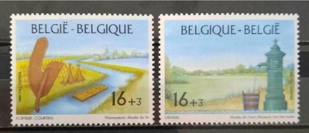 Belgique : COB 2582/83 ** Promotion de la philatélie 1995., Sans timbre, Neuf, Enlèvement ou Envoi, Non oblitéré