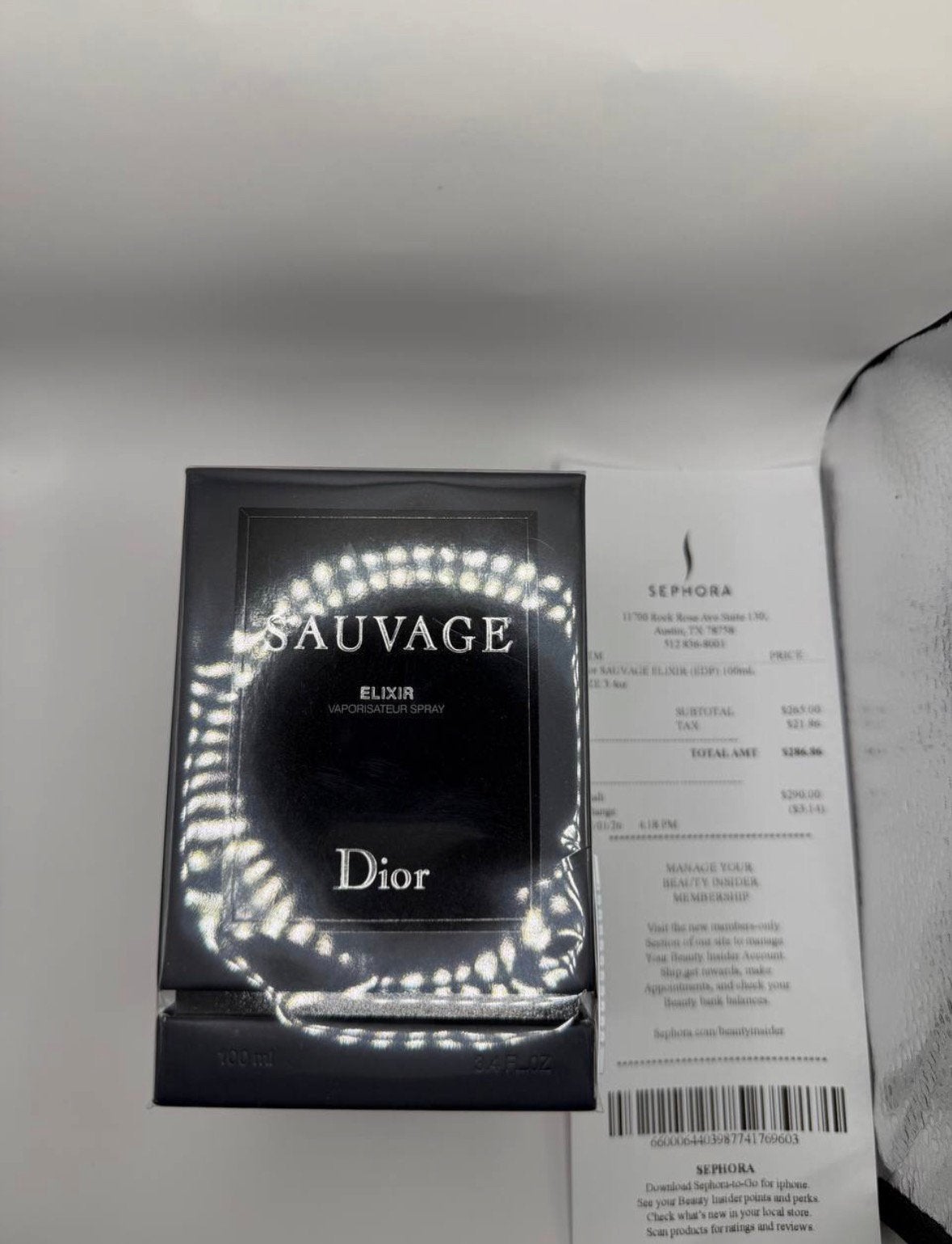 Élixir Dior Sauvage 100 ml, Bijoux, Sacs & Beauté, Beauté | Parfums, Envoi, Comme neuf
