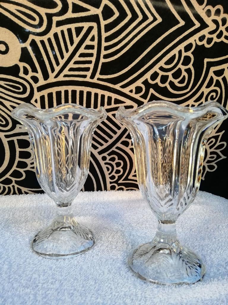 Ijscoupes, meerdere stuks verkrijgbaar, Huis en Inrichting, Ophalen, Zo goed als nieuw, Glas, Glas of Glazen